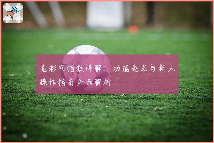 竞彩网指数详解:功能亮点与新人操作指南全面解析
