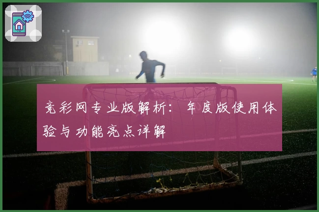 竞彩网专业版解析：年度版使用体验与功能亮点详解